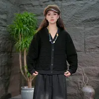 【棉服小香风】秋冬百搭外套保暖简约大码女装休闲宽松女士上衣