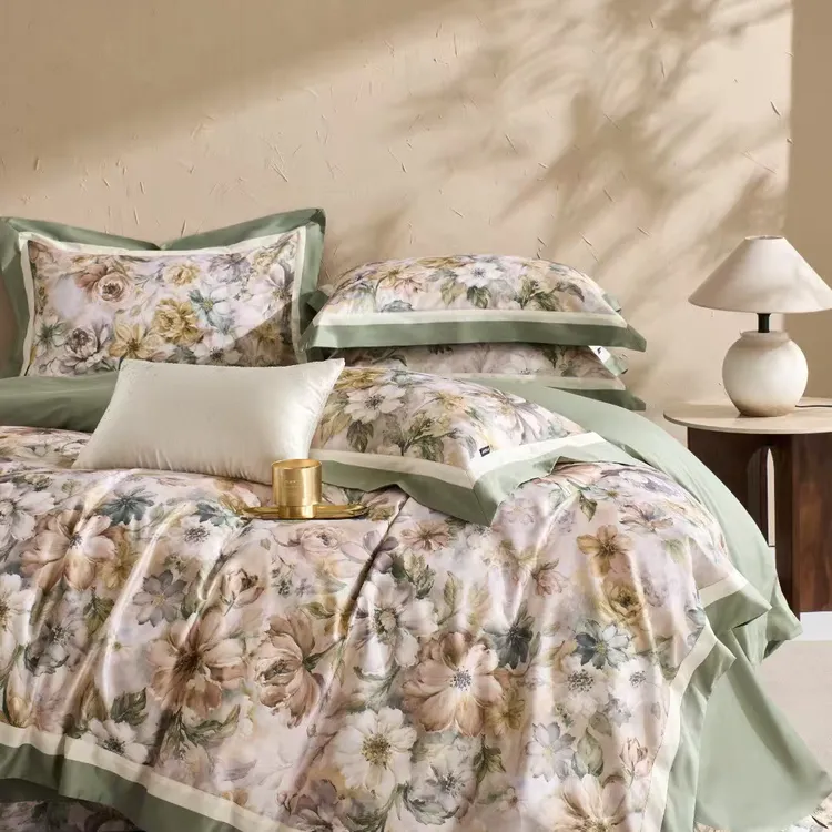 平仓福利 狂欢特价-长绒棉四件套高支密活性全纯棉被套100%棉XBD