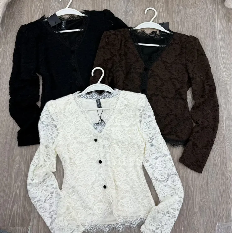 （花花家）新款蕾丝小众加毛设计百搭时尚女款