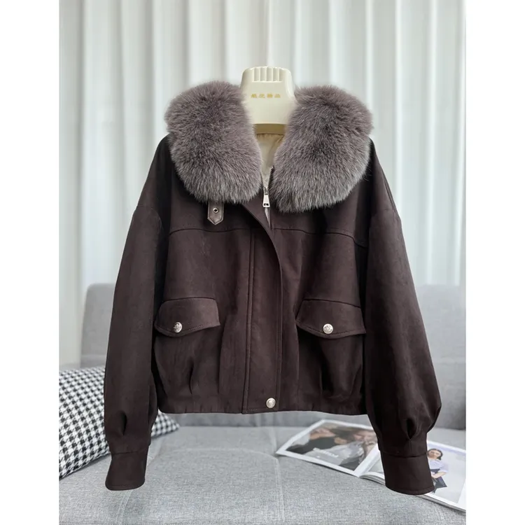 5913#新款外套冬日洋气时尚 保暖外套