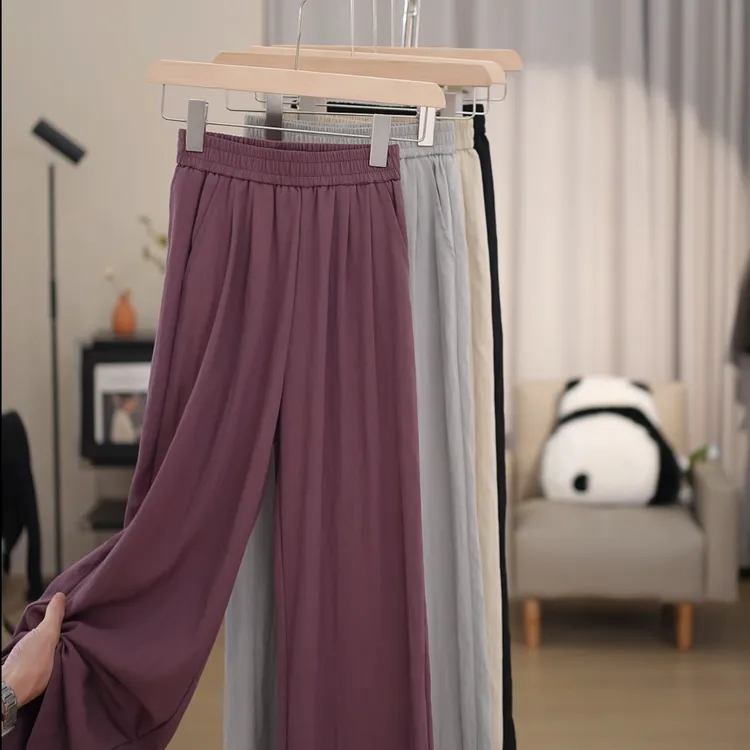 桃子西小个子百搭山本裤休闲风高腰夏季休闲舒适外穿薄款休闲裤子