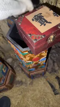 香榧木红盒------