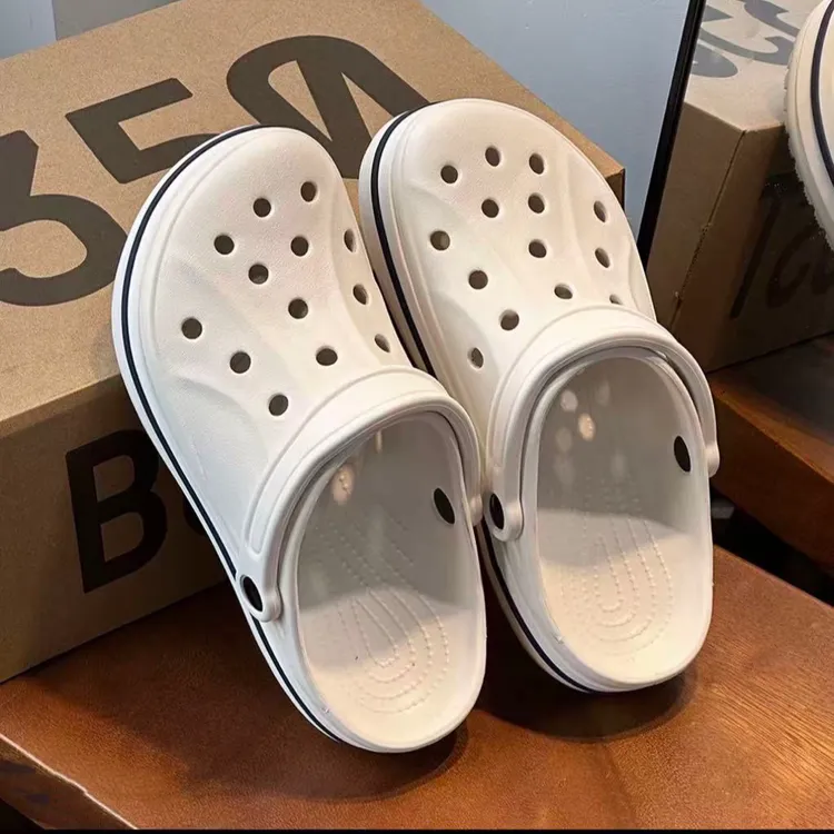 夏季洞洞鞋贝雅男女凉鞋情侣新款沙滩户外防滑耐磨包头凉拖鞋H