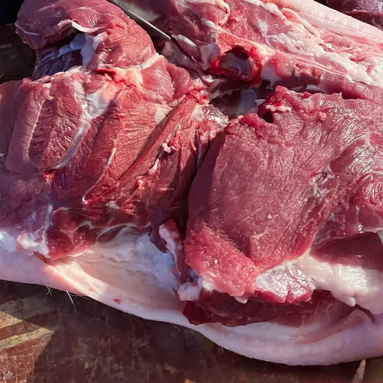 F高山农家杂草粮食喂养新鲜土猪肉（现称）