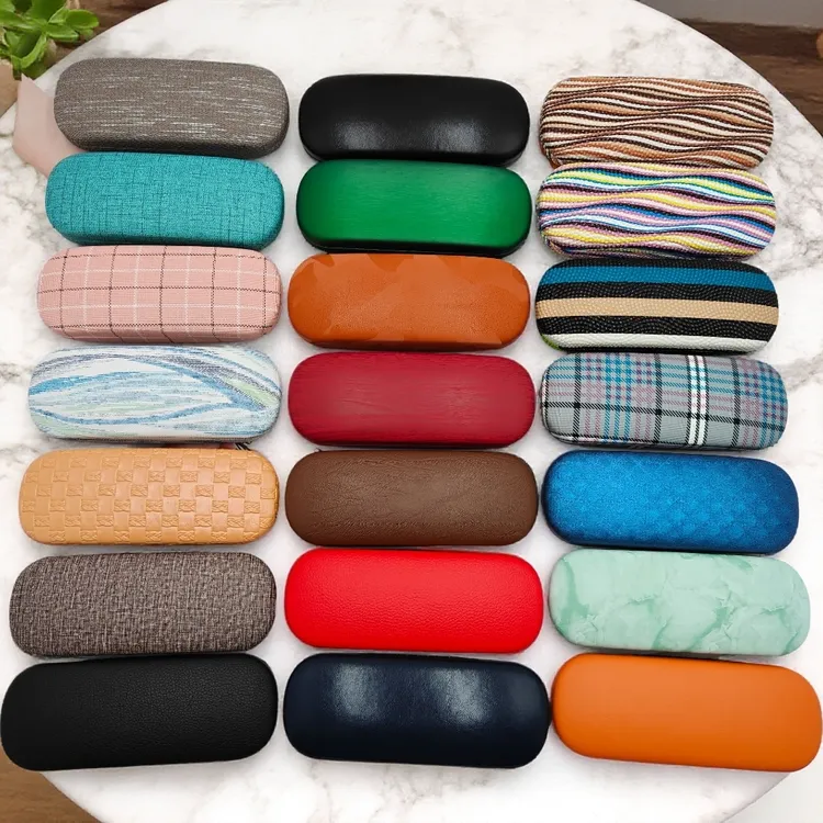 素面铁盒眼镜盒简约便携适合近视镜镜收纳款式百搭通用款高档时尚