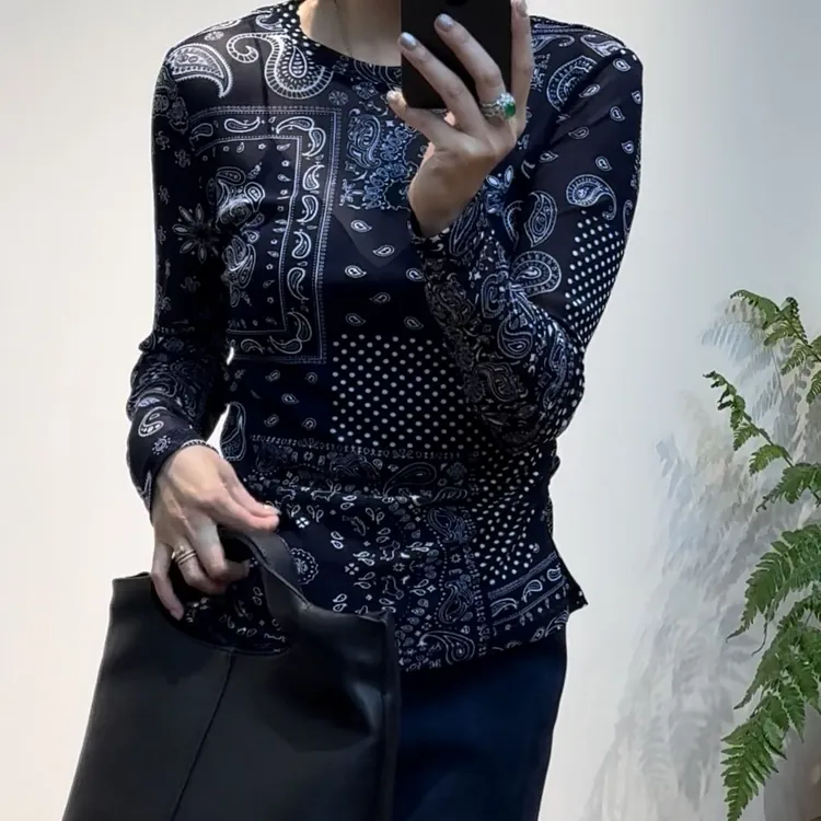 TANTAN 早秋圆领长袖T恤修身显瘦打底衫2897