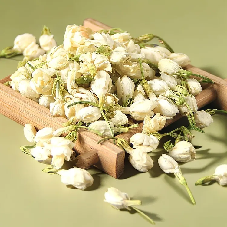茉莉花干盒装新鲜头花茉莉花茶叶广西横县开花茉莉花草茶