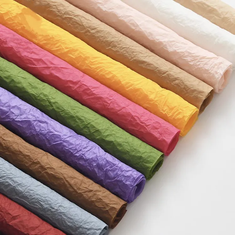 【莫莫】向日葵花束防水褶皱纸雪奈蓬蓬手柔纸花束石纹纸鲜花包装