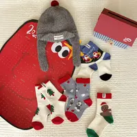 【圣诞袜礼盒】新款加厚保暖毛绒圣诞节礼物儿童袜子礼盒男女同款