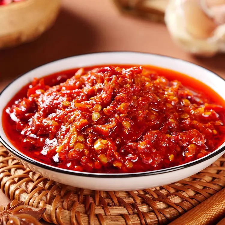 甘谷红辣椒现炒辣子酱210g炒菜拌饭拌面厨房调味品