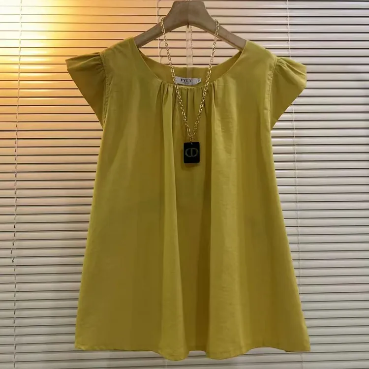 欧货时尚洋气无袖宽松遮肉打底衫1569