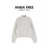 ANNA FREE 针织宽松套头秋冬新款百搭休闲显瘦毛衣上衣Z8742