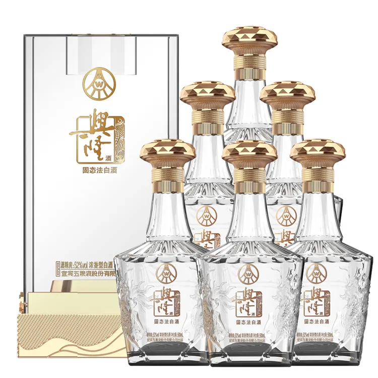 興隆五粮液股份有限公司出品 纯粮酿造 浓香型优级白酒52度500ml