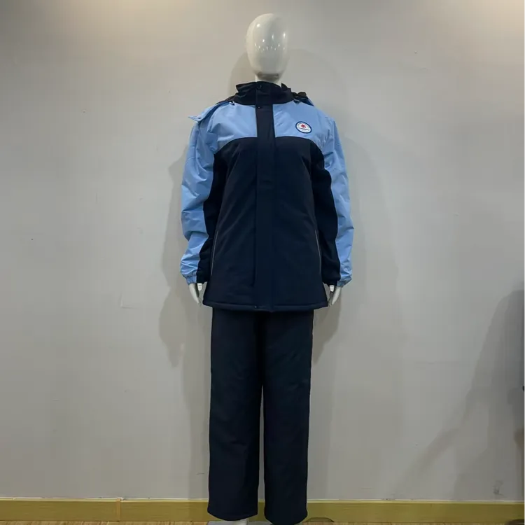 冶源职教中心-技工班，蓝色校徽冬季棉服（上衣＋裤子）