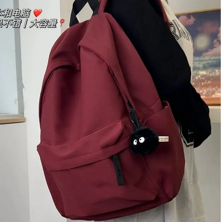 ins书包男女上学背包大容量日系简约书包初中高中大学生双肩包