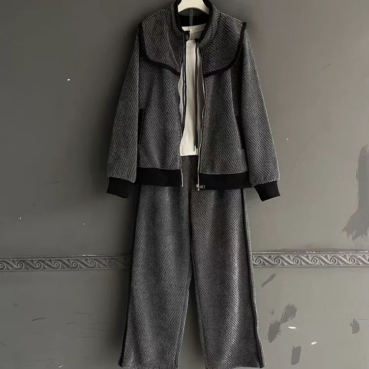 休闲风时尚套装中长款女装百搭