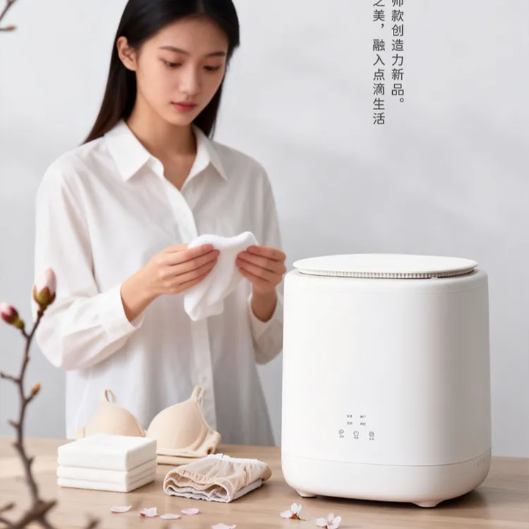 全自动内衣洗衣机高温洗烘婴儿洗衣机洗脱烘一体机台式迷你洗衣机