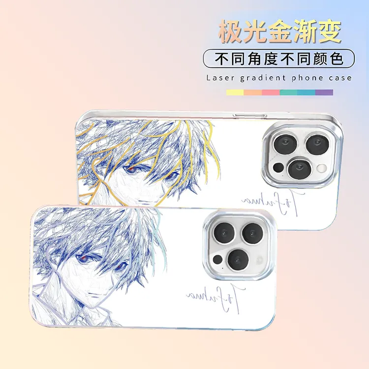 eva渚薰极光金手机壳适用于苹果华为OPPOVIVO荣耀小米21