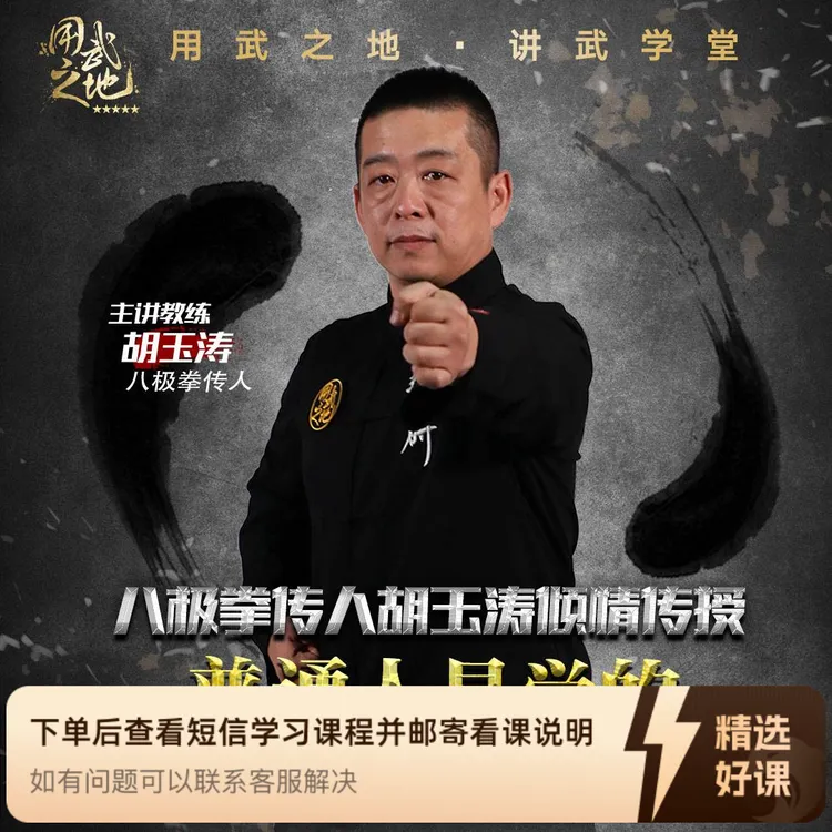 八极拳防身精华【视频课程，非实物】（留意短信解锁课程）