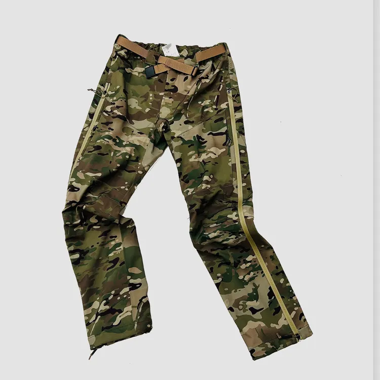 【象物】军版LAF 软壳裤！户外全拉链压胶越野男女款工装直筒冲锋裤