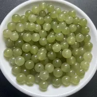 散珠天然和田玉  晴水32--卡6MM -- 30颗（赠弹力绳）