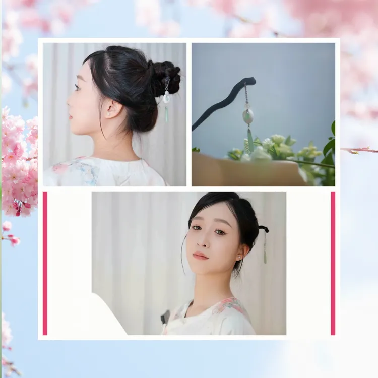 民族风女步摇日韩中国风发饰古风头饰发簪发簪子清新饰品手工