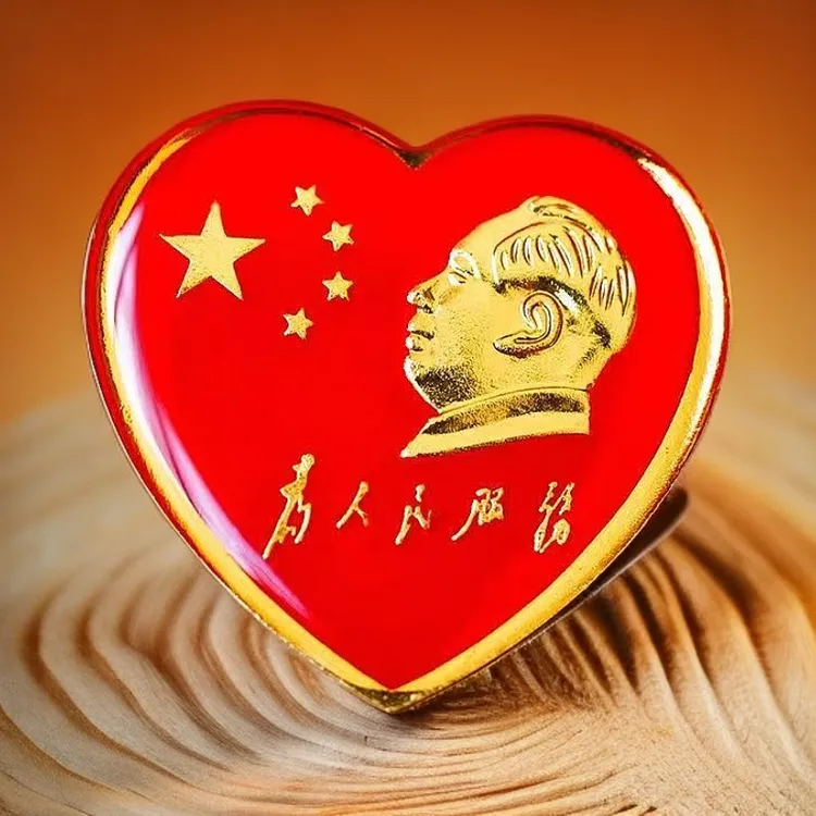 合金胸针 毛主席像章胸章伟人胸针徽章纪念品别针红色怀旧饰品