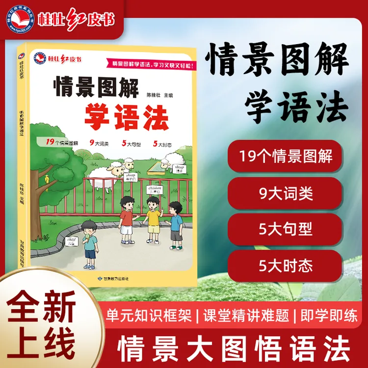 桂壮【情景图解学语法】英语语法一本通2025新版英语语法专项训练书