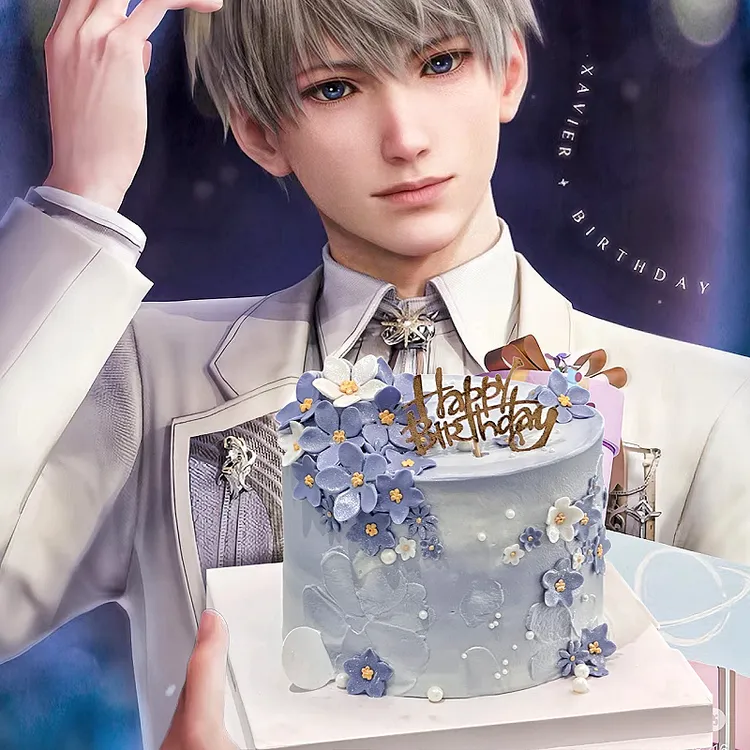 沈星回10.16生日蛋糕恋与深空蛋糕创意定制同城配送上门抖音团购