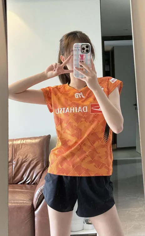 志田千阳小飞袖羽毛球服大赛服男女速干透气夏季训练比赛短袖定制