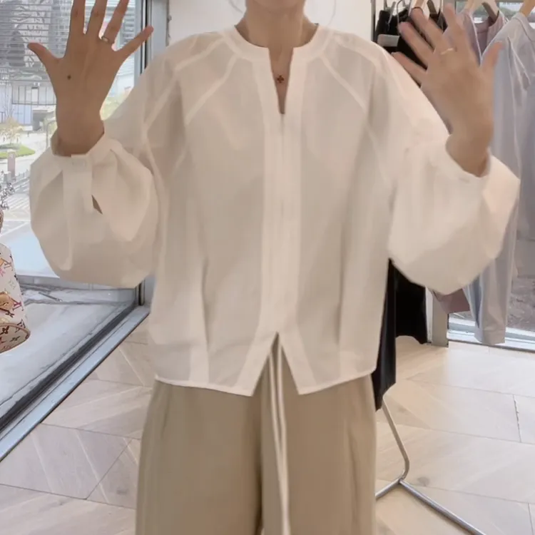 新款春夏轻薄速干休闲韩版设计半拉链百搭显瘦衬衣上衣LK2502557