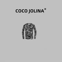 D COCO JOLINA  秋冬新款时尚长袖T恤8852