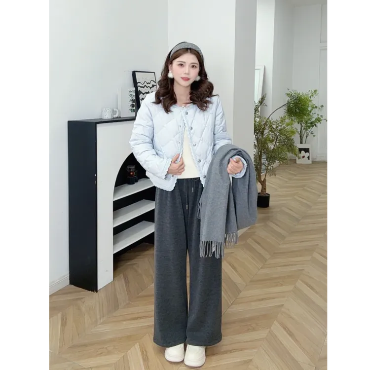 IEF/爱依服2025冬季新款法式甜美温柔淑女气质小香风轻羽绒外套