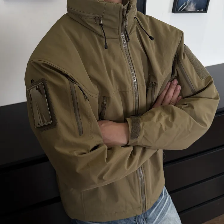 秋冬军鸟gen2硬核棉服冲锋衣战术风户外三防连帽可拆卸棉服上衣