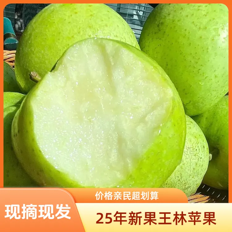 2025年王林苹果新鲜采摘当季果香浓郁自带兰花香气酸甜脆爽多汁