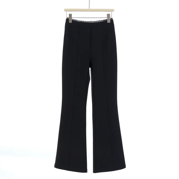 3姐【花涧丝羽裤子】时尚气质休闲百搭   S30938A2