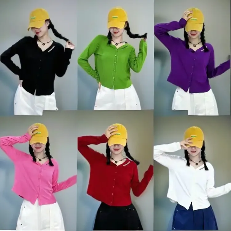 260g莫代尔棉跳舞长袖短款秋季网红广场舞服跳舞上衣单件长袖