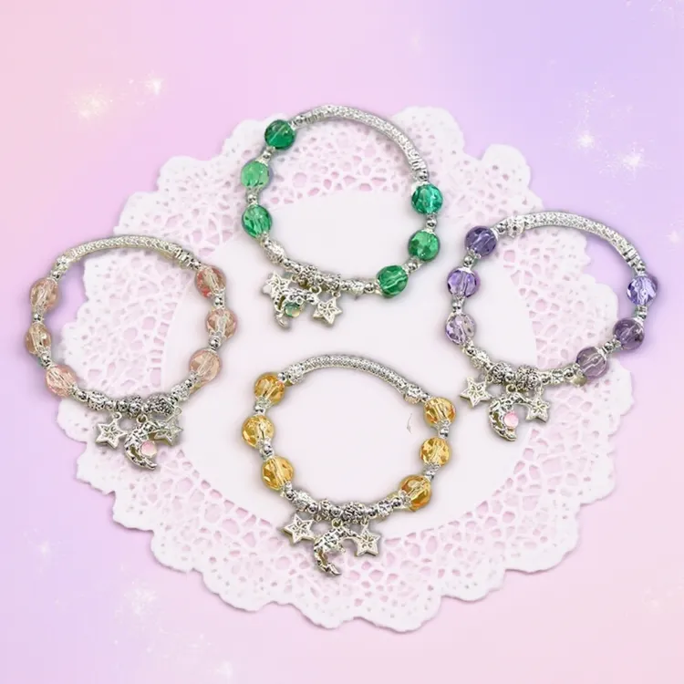 合金琉璃手链 国风爆花渐变手串高级感文创手饰品百搭气质韩版