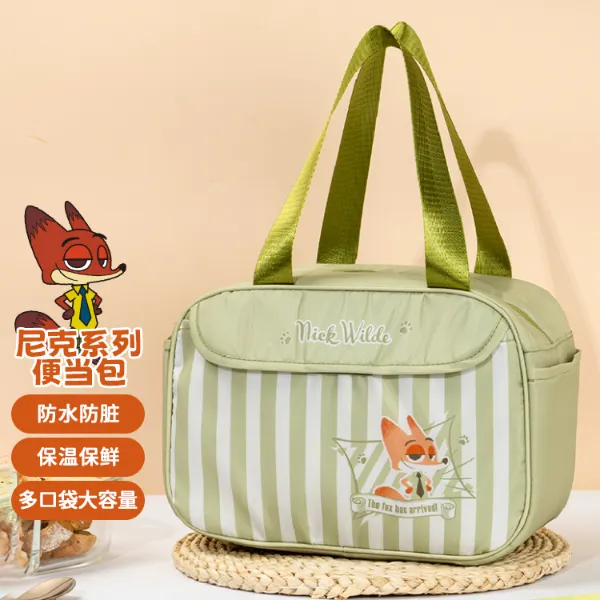 麦斯卡日式大容量学生上班族秋冬饭盒袋铝箔加厚保温包手提餐包