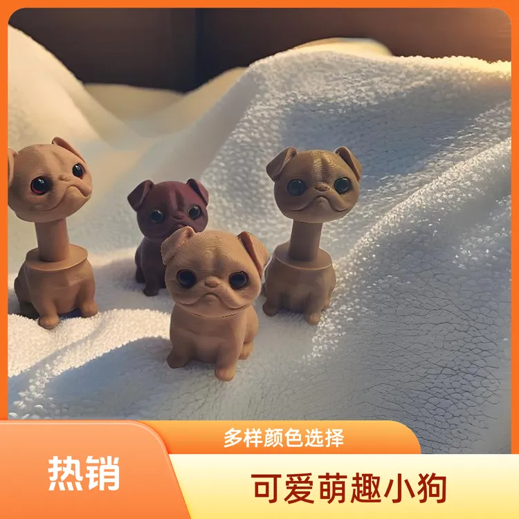 哈巴狗，可旋转，伸脖子的哈巴狗玩具蛇