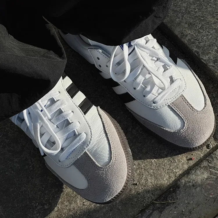 adidas/阿迪达斯三叶草中性鞋SAMBA 复古经典休闲板鞋-B75806