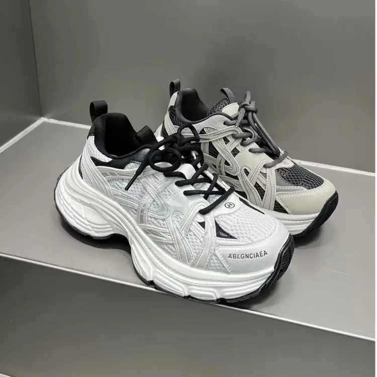 2025新款老爹鞋女网面透气潮流运动鞋ins春季女鞋厚底休闲鞋