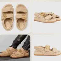 未使用 GUCCI/古驰 35码 毛毛凉鞋