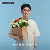 影视飓风华夫格T恤 STORMCREW春夏宽松圆领男女亲肤通勤25款