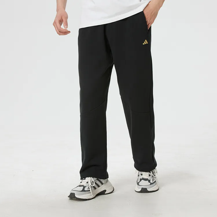 阿迪达斯新年款纯棉直筒运动裤男裤2026新款针织长裤休闲裤KE4065