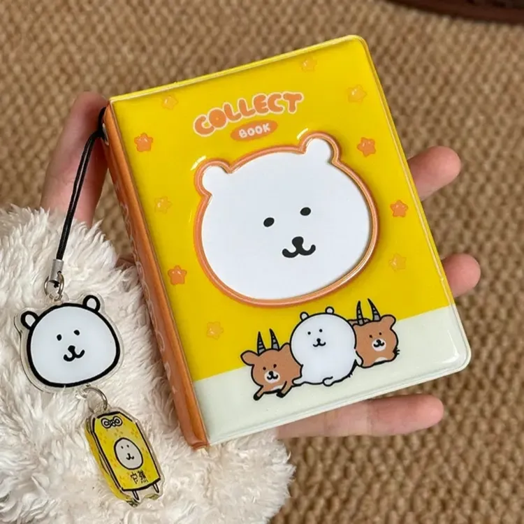 【进账】自嘲熊卡册一宫格可爱3寸小卡拍立得收纳驾车个人用品