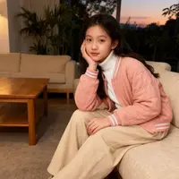 807高端专享儿童校服神器外套粉色