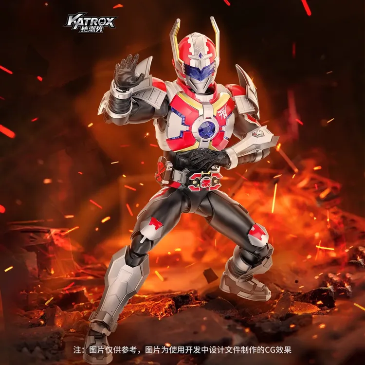 铠甲勇士铠拼Z系列刑天铠甲简易拼装模型可动人偶玩具收藏模型