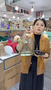琉璃泰直花瓶花器Y-晚3