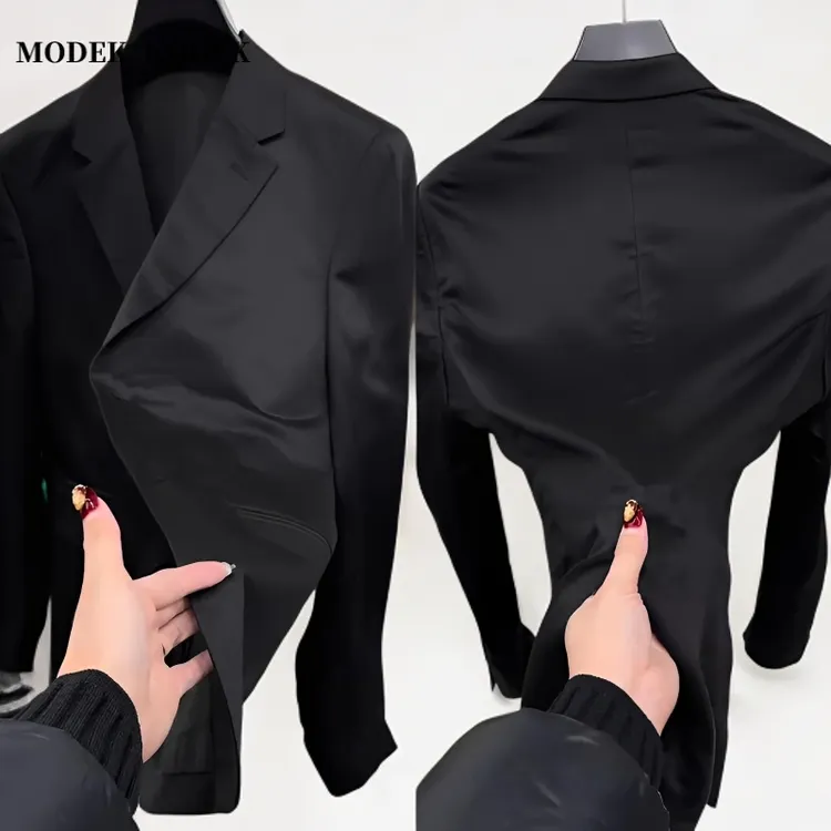 MODEK KODEK春秋新款男商务休闲西服上衣高级感潮牌时尚百搭外套